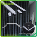 Z214 strong curved shower curtain rod decoration from factory finials / pvc shower curtain rod